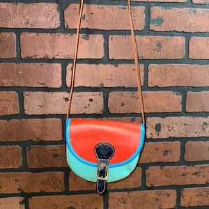 Vera Pelle Italian Leather Crossbody Bag